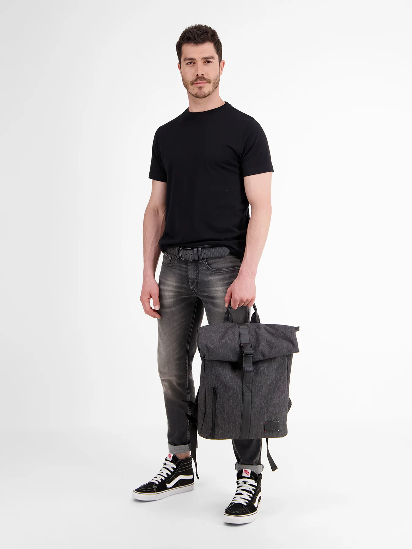 5002016 RUGZAK IN BASIC STIJL (262 ASPHALT GREY)