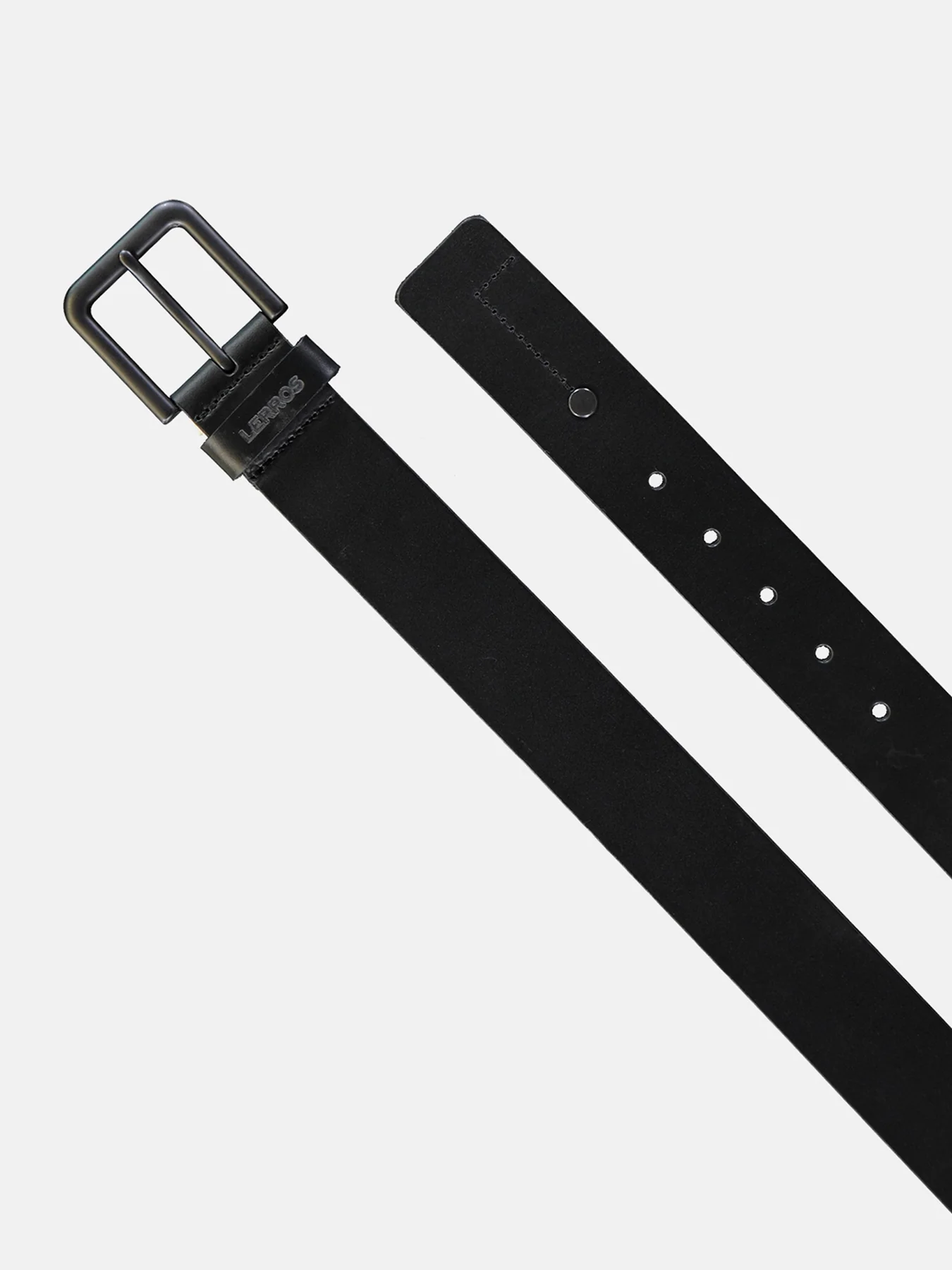 5003018 LEREN RIEM MATTHEW MET ZWARTE GESP (290 BLACK)