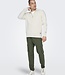ONSRILEY REG 1/4 ZIP HIGH NECK SWT VD ANTIQUE WHITE