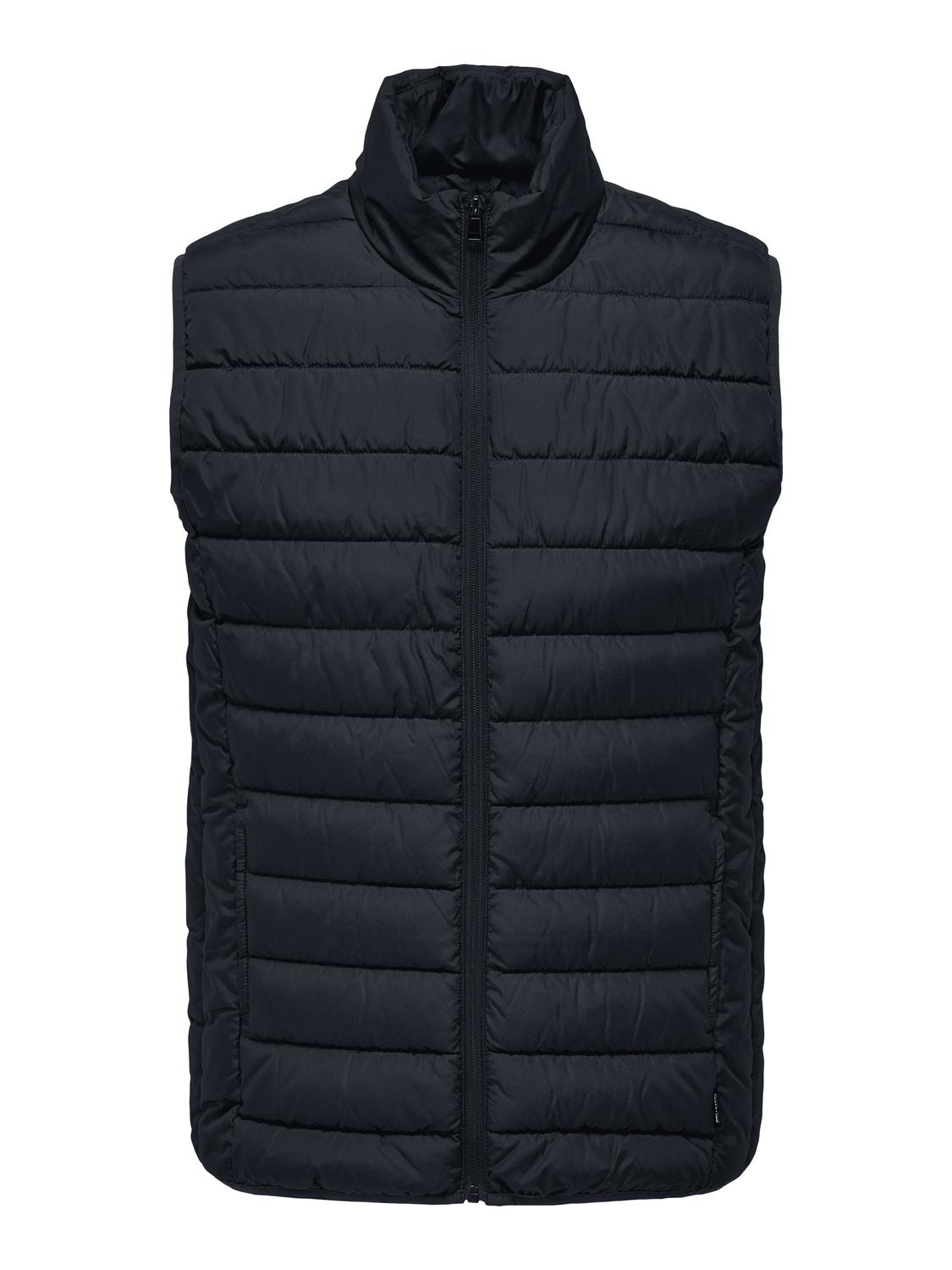 Only & Sons ONSBRODY QUILT VEST OTW VD DARK NAVY