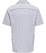 ONSTRUE REG SS STRUC STRIPE SHIRT SILVER LINING