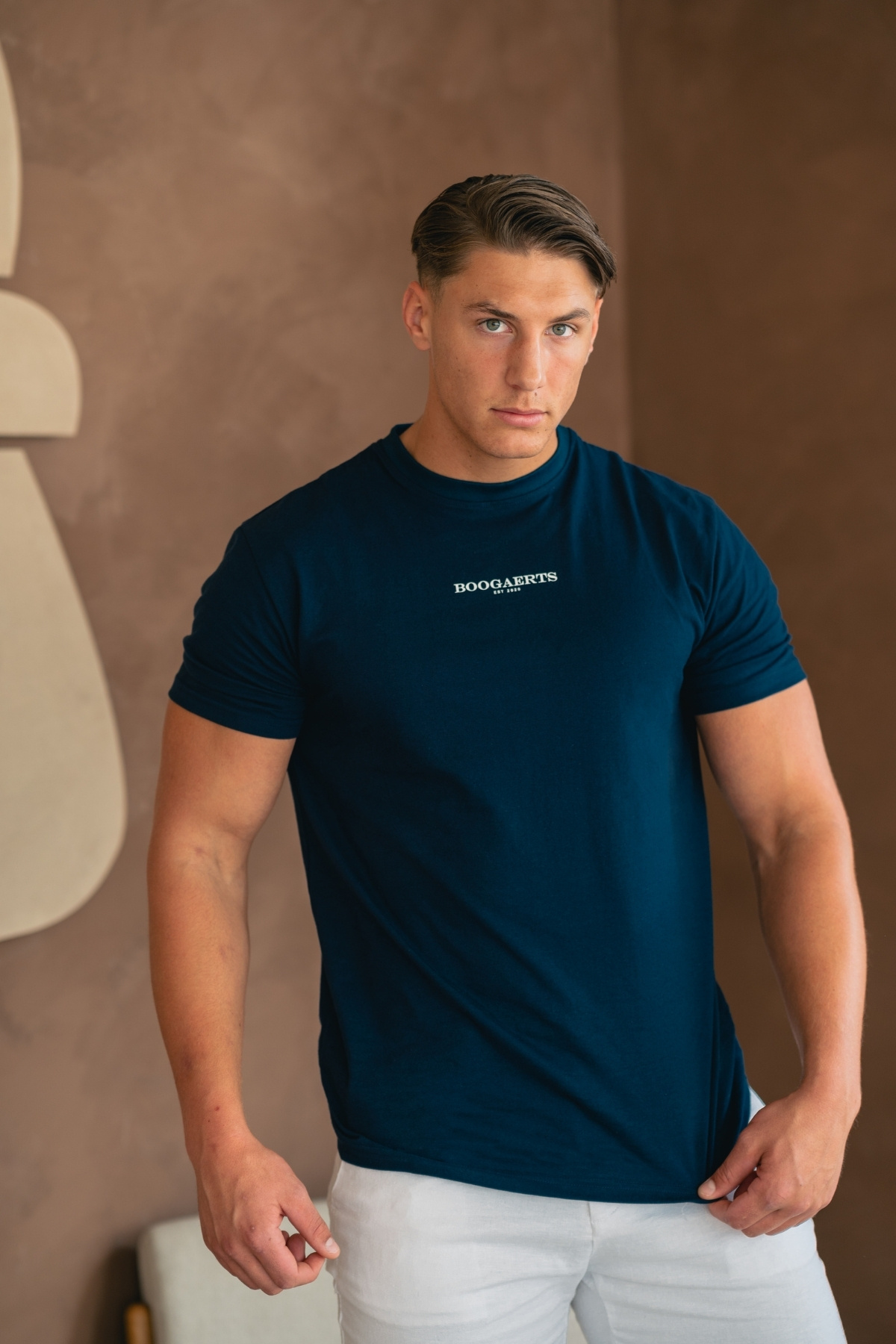 Boogaerts MAX PREMIUM T-SHIRT NAVY