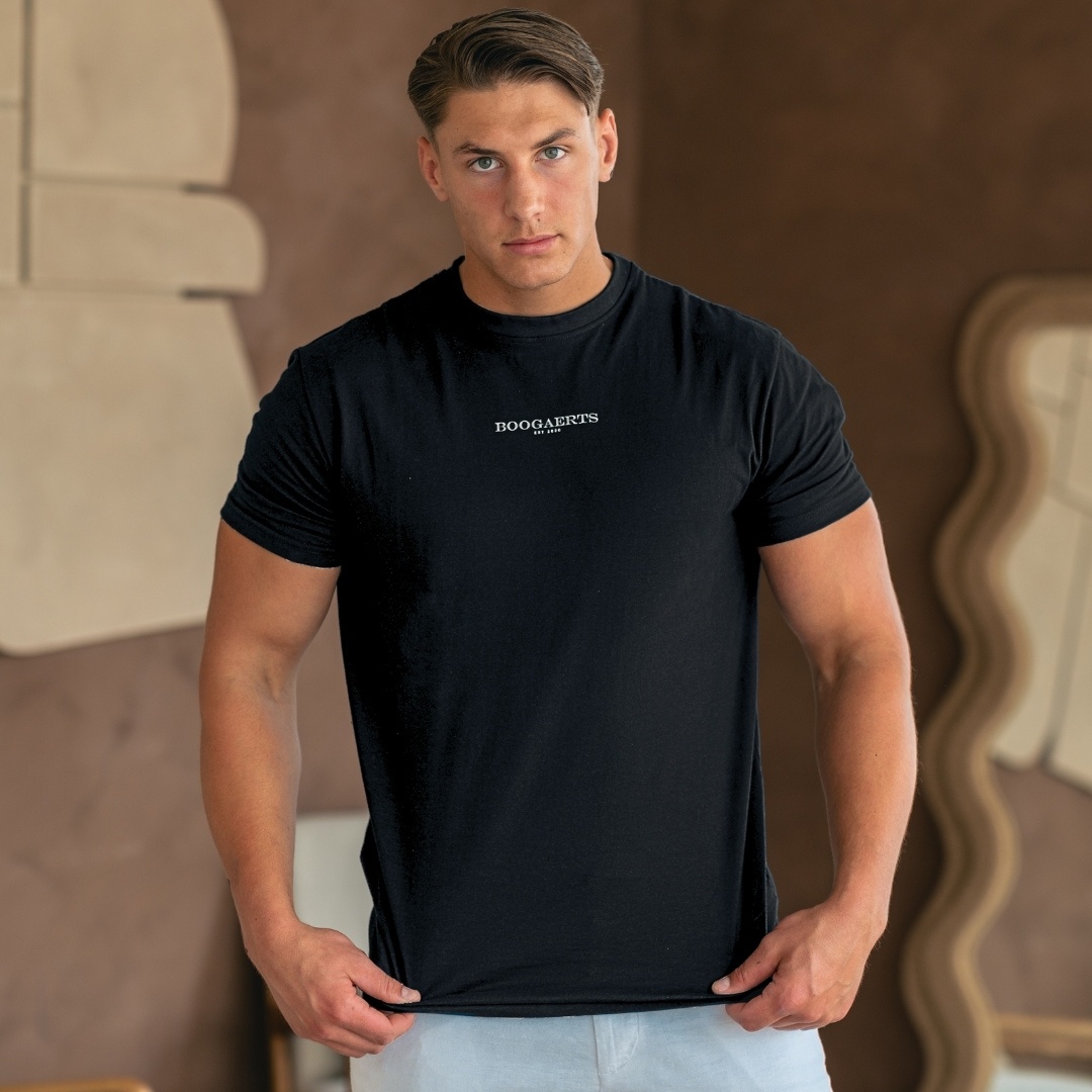 Boogaerts MAX PREMIUM T-SHIRT BLACK