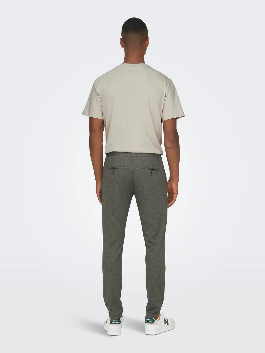 ONSMARK SLIM HERRINGBONE PANT NOOS TEAK