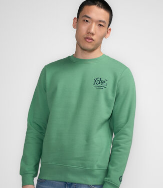 Petrol Industries M-3040-SWR363 Men Sweater Round Neck Print (6167 Wasabi)