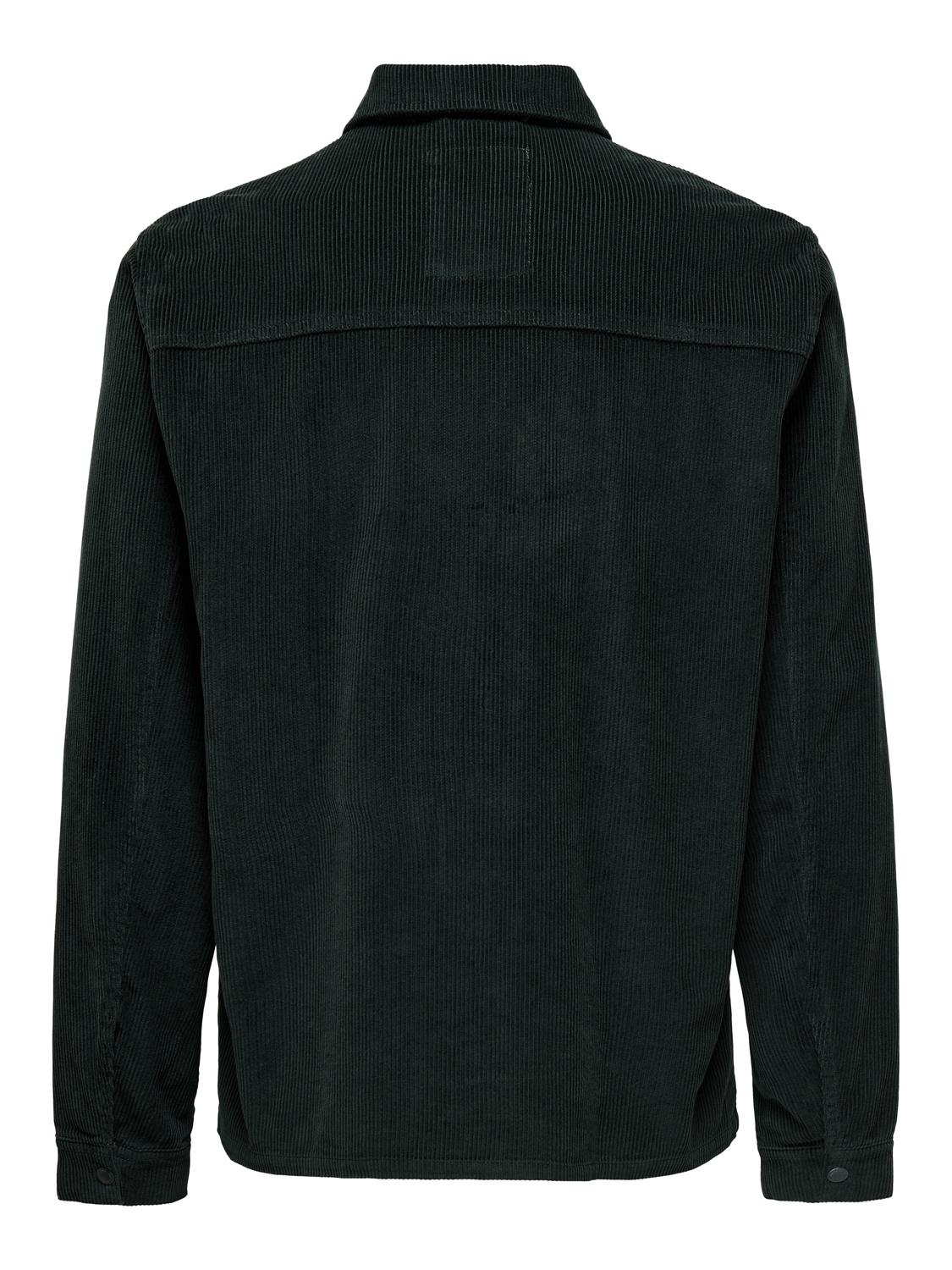 ONSTYLER 8W CORD LS OVERSHIRT (Darkest Spruce)