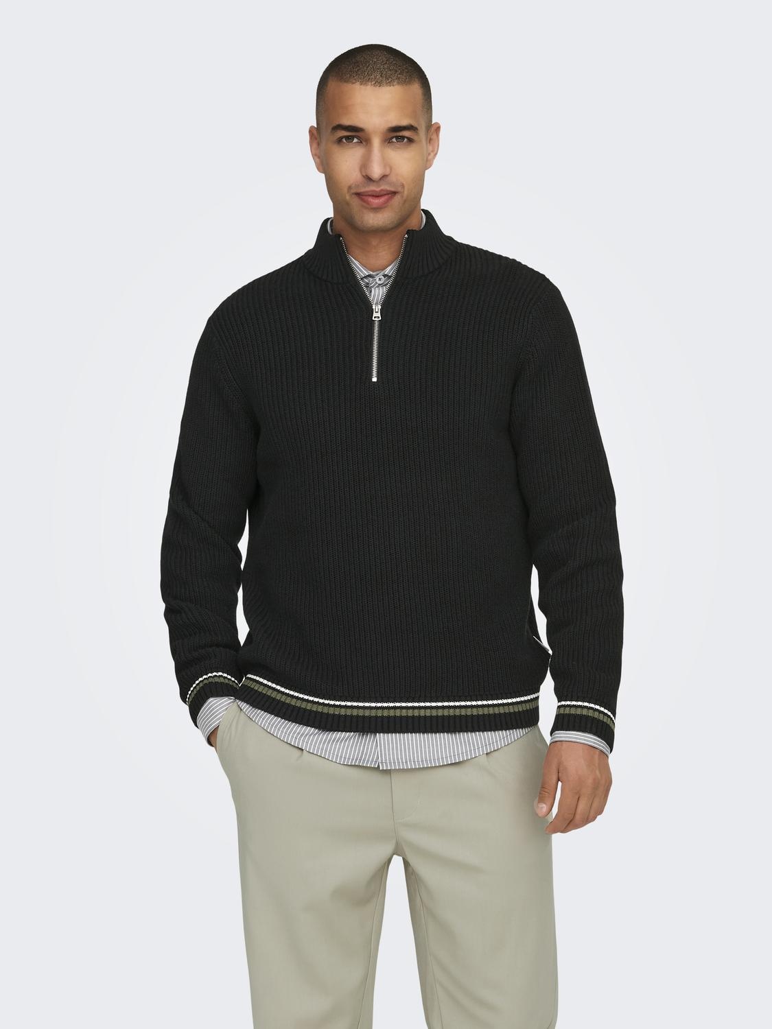 ONSLIMA LIFE REG 5 MIX BOX KNIT BTS (Black)