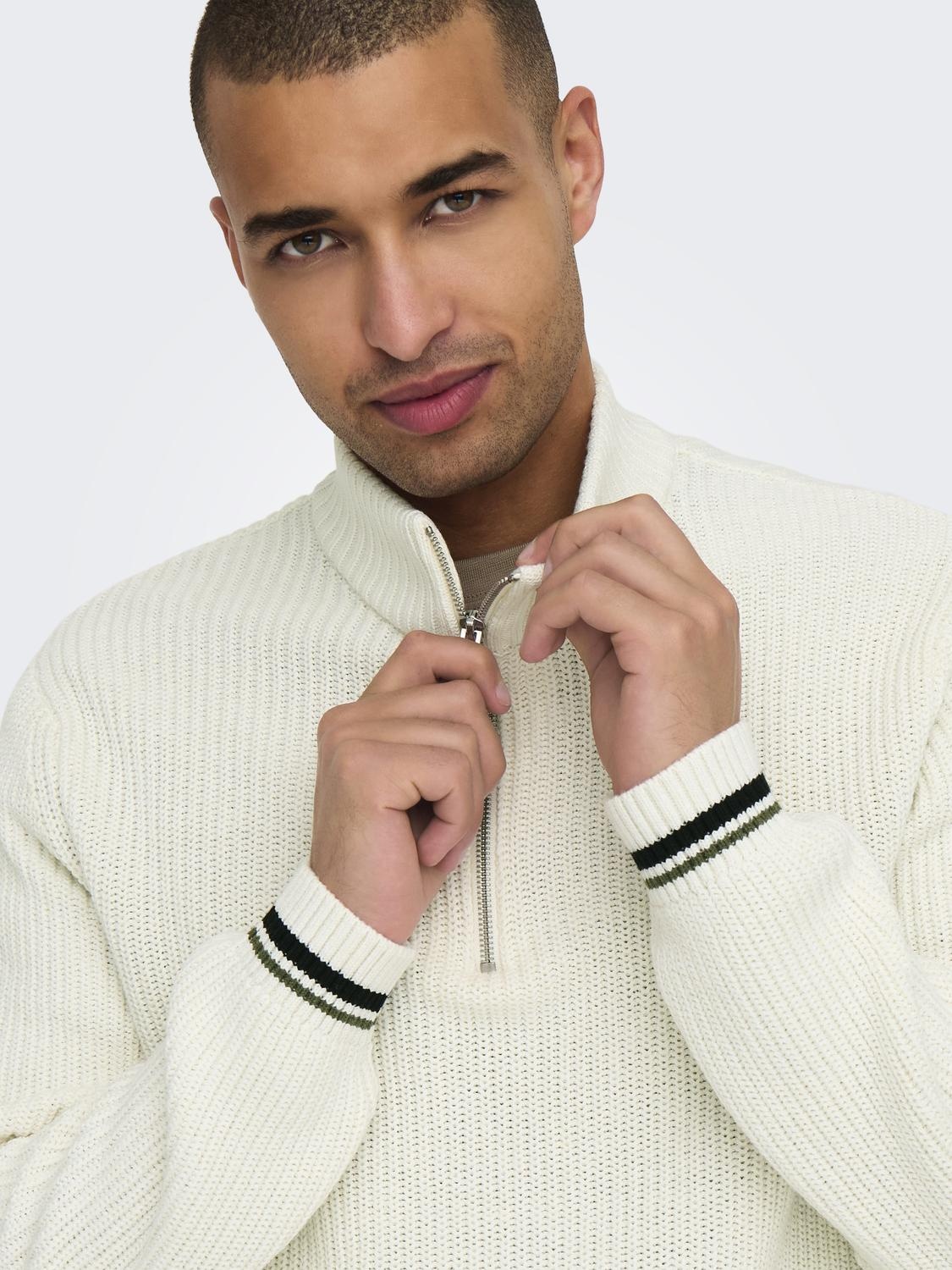 ONSLIMA LIFE REG 5 MIX BOX KNIT BTS (Cloud Dancer)