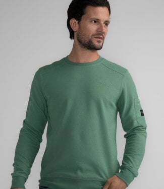 Petrol Industries M-3040-SWR304 Men Sweater Round Neck (6167 Wasabi)