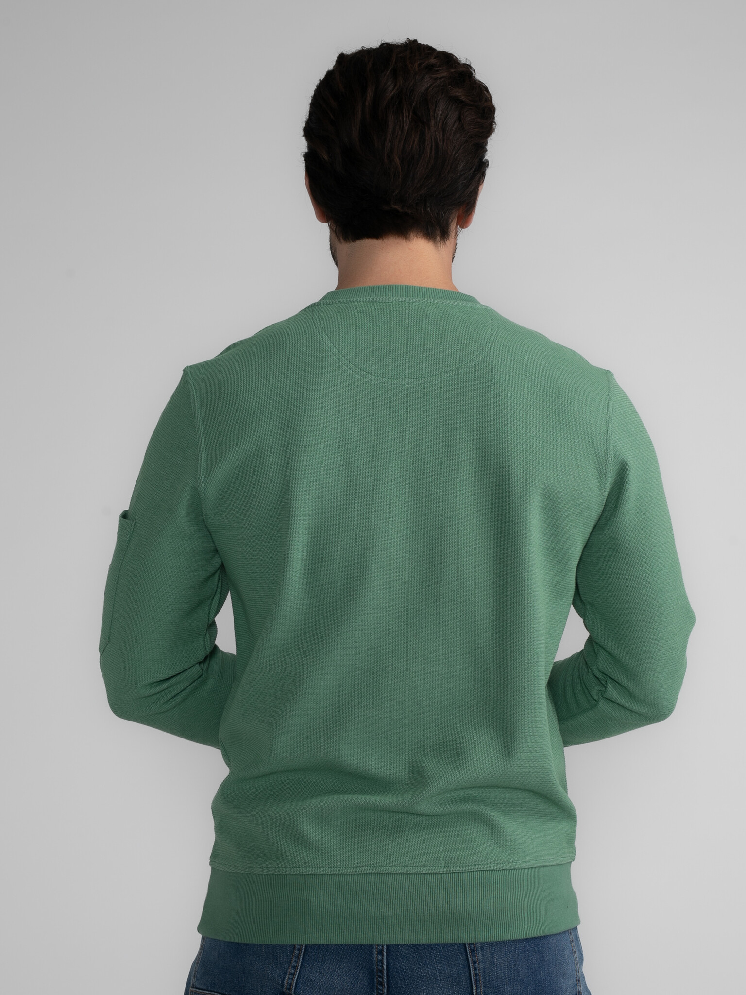 M-3040-SWR304 Men Sweater Round Neck (6167 Wasabi)