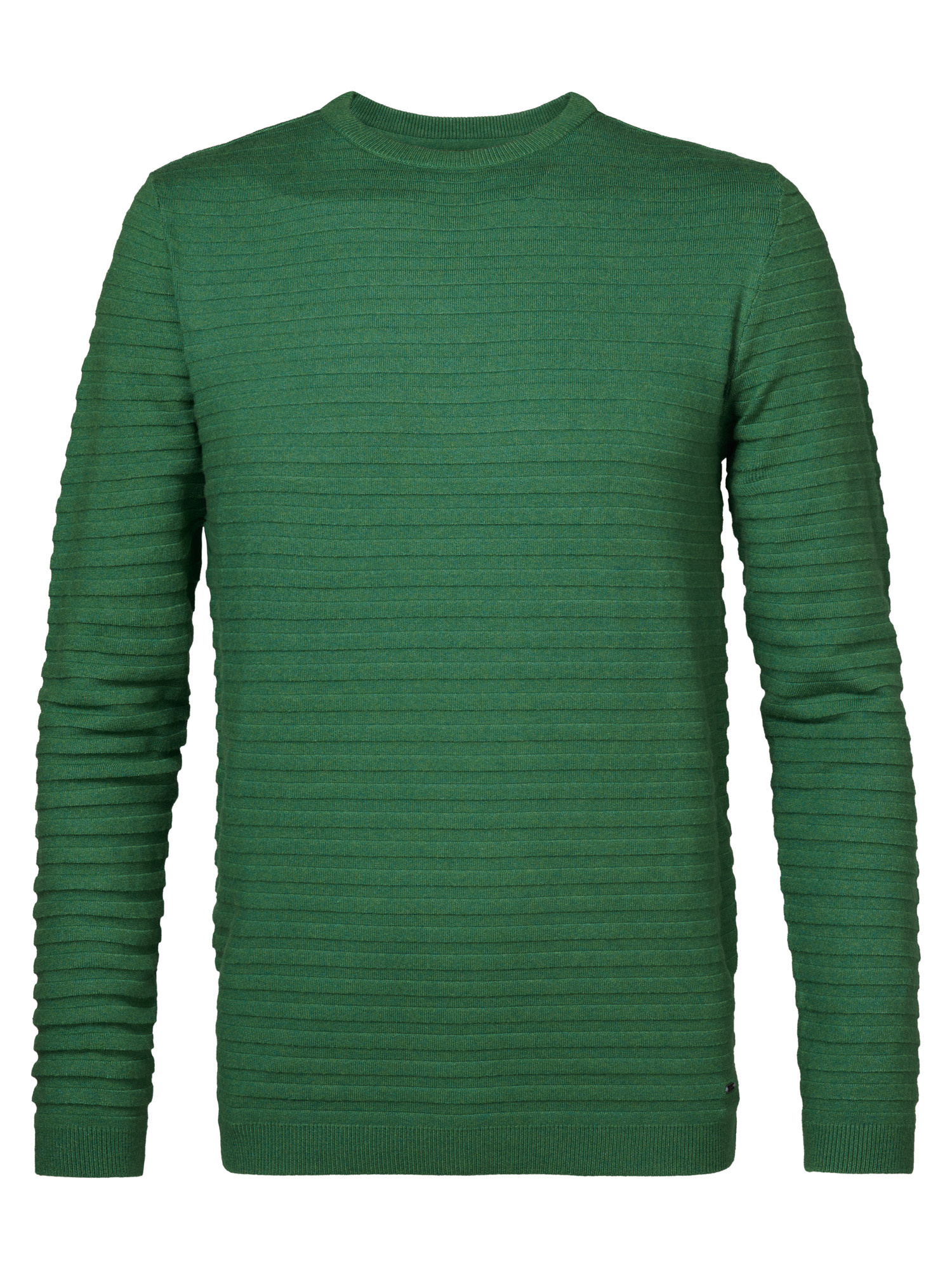 M-3040-KWR269 Men Knitwear Round Neck Basic (6167 Wasabi)