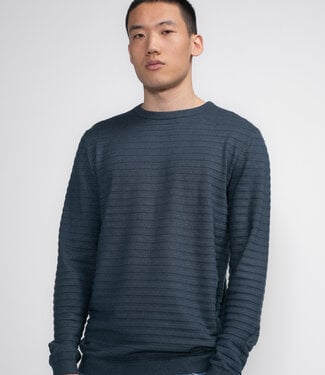 Petrol Industries M-3040-KWR269 Men Knitwear Round Neck Basic (5185 Midnight blue)