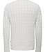 ONSKICKER LIFE REG 3 CABLE CREW KNIT (Antique White)
