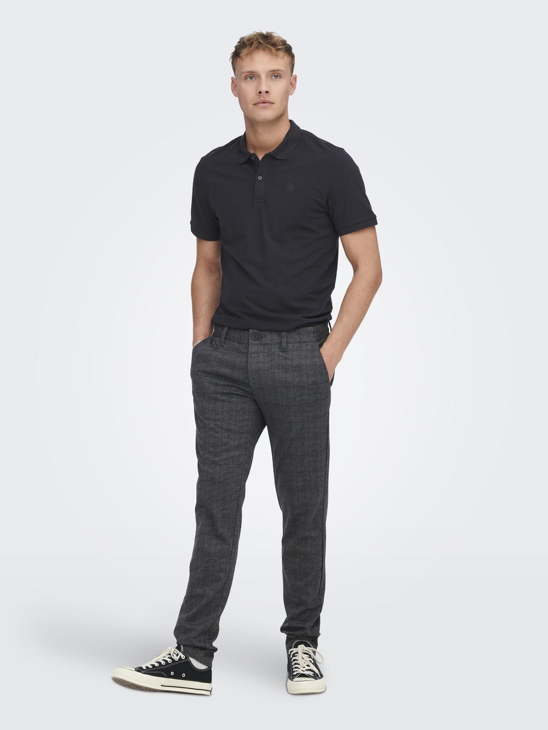 Onsmark Pant Check GW 1451 NOOS Phantom 22021451