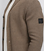 M-3040-KWC282 Men Knitwear Collar Cardigan (7140 Oak)