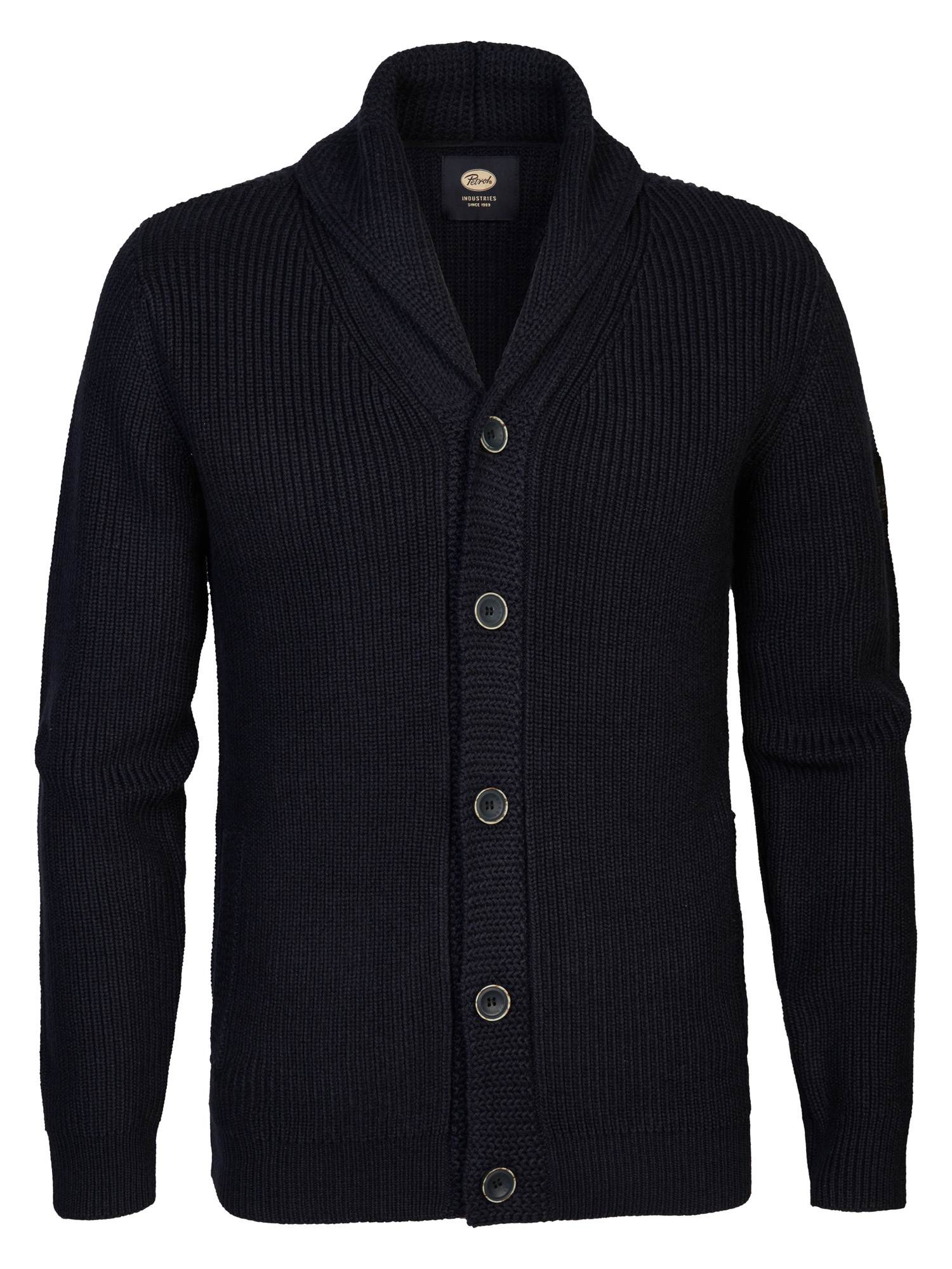 M-3040-KWC282 Men Knitwear Collar Cardigan (5120 Sky Captain)