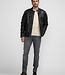 M-3040-JAC106 Men Jacket PU (9091 Dark Black)