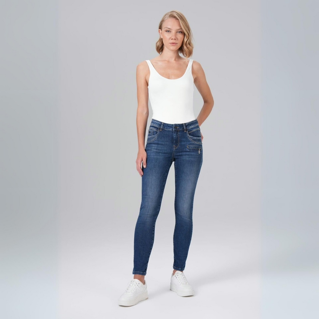 Produktbild von Mracle Of Denm Sknny-ft-Jeans Suzy Sknny Ft Jeanshose Mt Stretch, Hochwertge