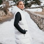 HELLE Ladies Puffy Bodywarmer (Off White)
