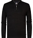 M-3040-KWC237 Men Knitwear Collar (9091 Dark Black)