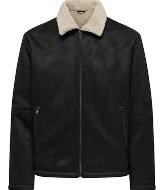 Only & Sons ONSROYCE SHEARLING JACKET OTW (Black)