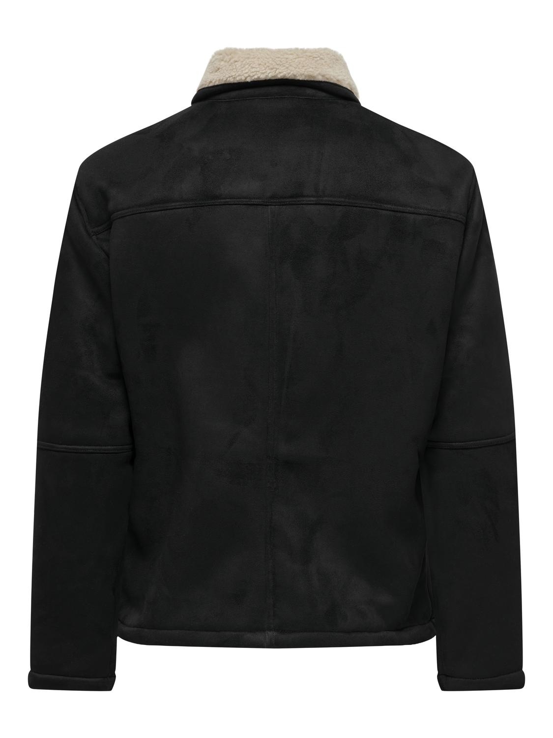 ONSROYCE SHEARLING JACKET OTW (Black)