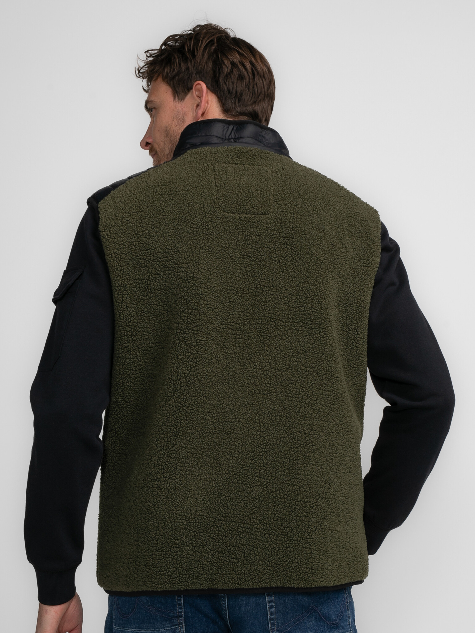 MEN WAISTCOAT  (6088 ARMY GREEN)