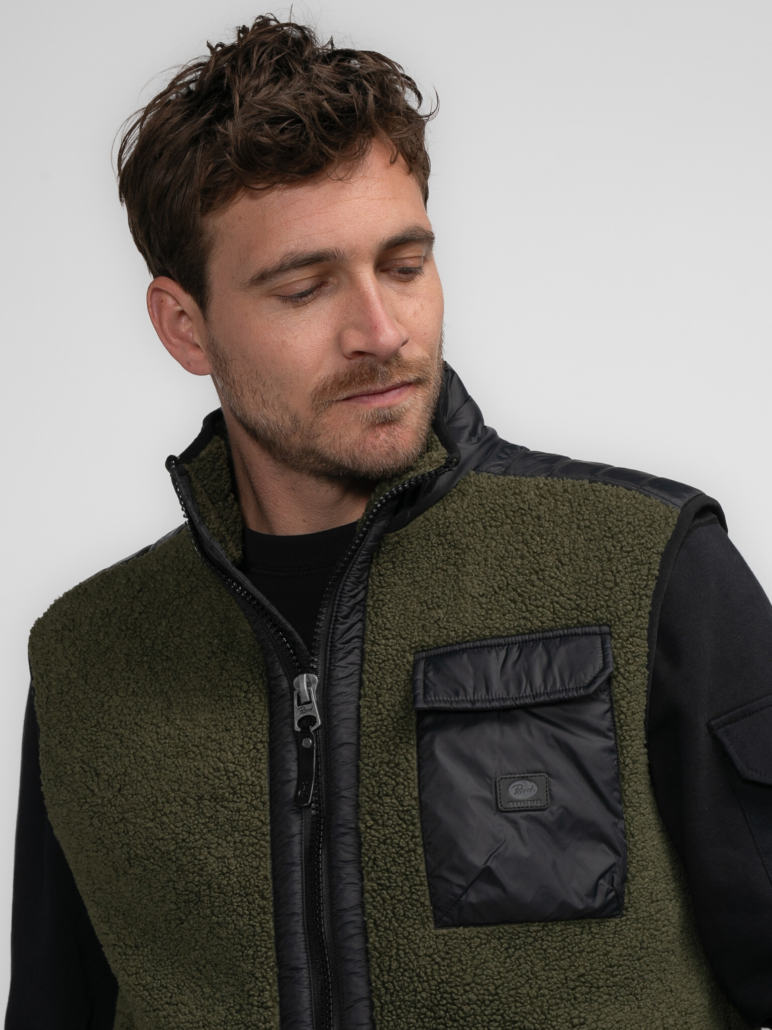 MEN WAISTCOAT  (6088 ARMY GREEN)