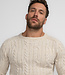 M-3040-KWR247 Men Knitwear Round Neck Basic (7137 Ecru)