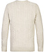 M-3040-KWR247 Men Knitwear Round Neck Basic (7137 Ecru)