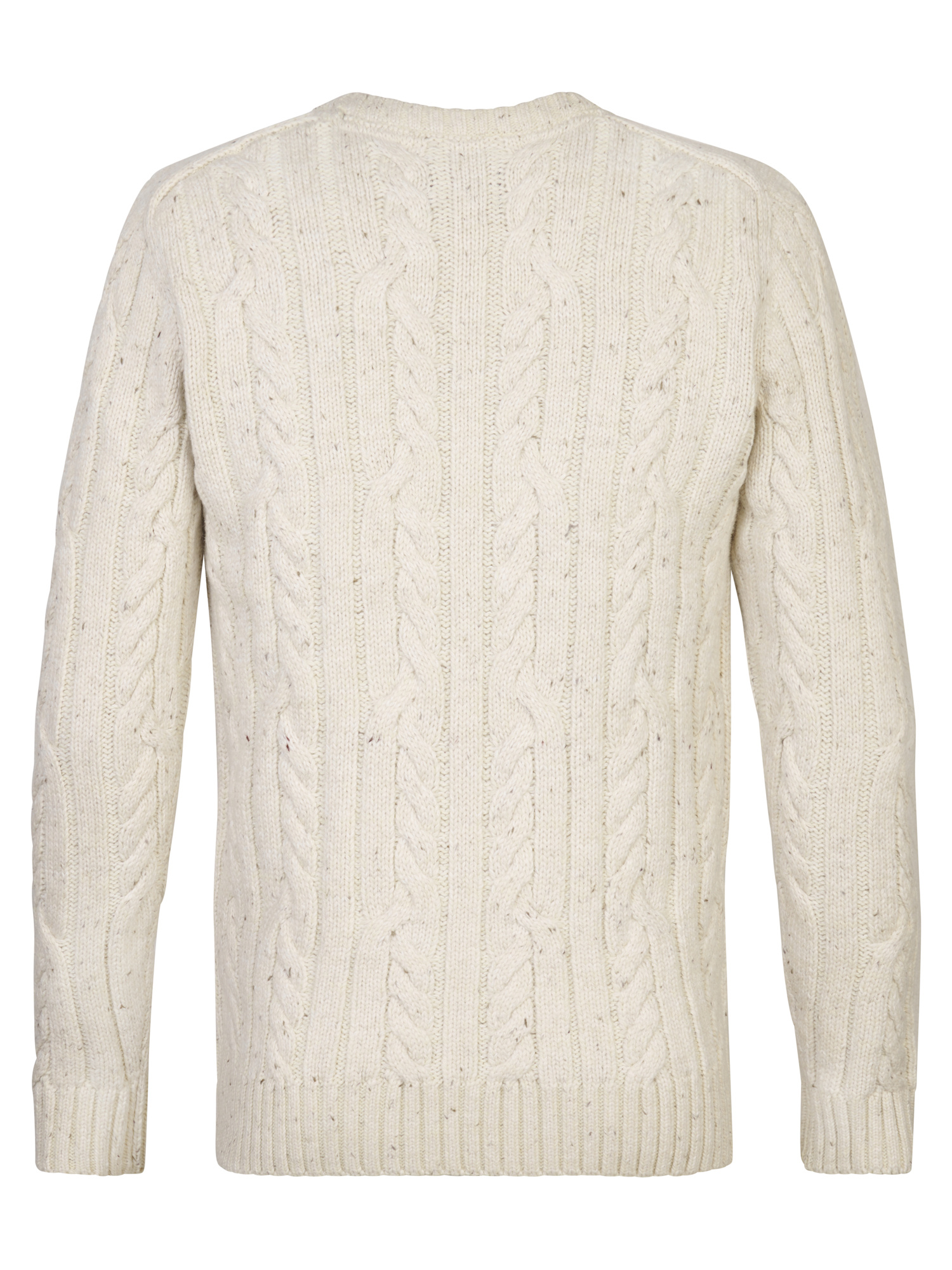 M-3040-KWR247 Men Knitwear Round Neck Basic (7137 Ecru)