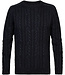 M-3040-KWR247 Men Knitwear Round Neck Basic (5120 Sky Captain)