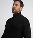 M-3040-KWC218 Men Knitwear Collar Cardiguan (9091 Dark Black)