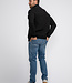 M-3040-KWC218 Men Knitwear Collar Cardiguan (9091 Dark Black)