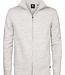 M-3040-KWC216 Men Knitwear Collar Cardiguan (0009 Antique White Melee)