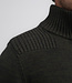 M-3040-KWC216 Men Knitwear Collar Cardiguan (6088 Army Green)