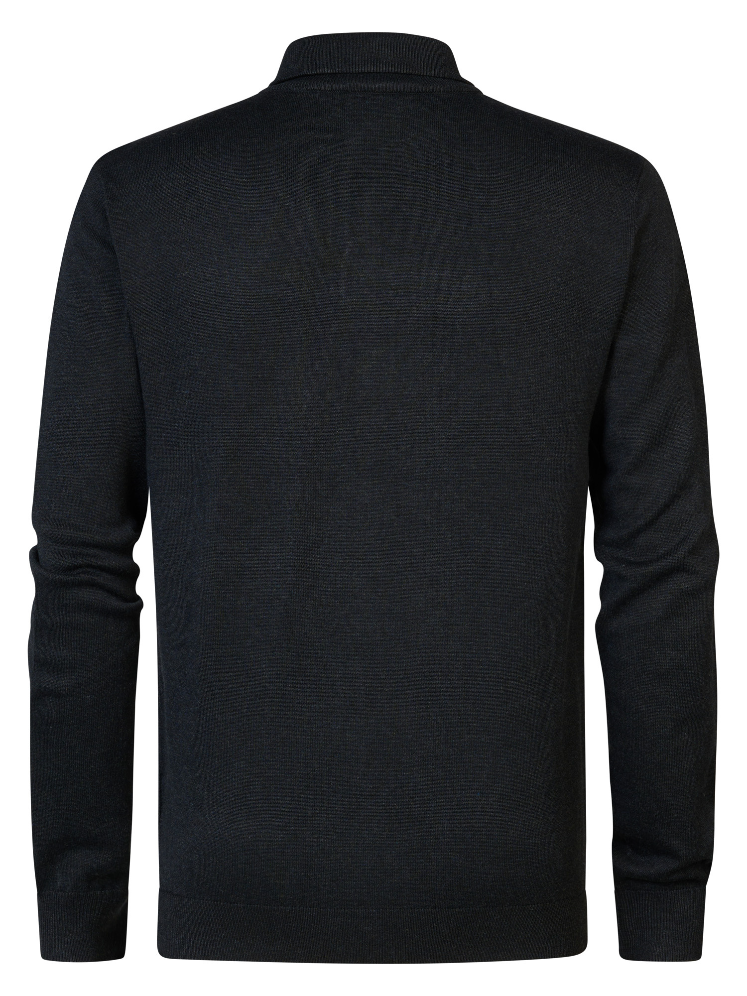 M-3040-KWC225 Men Knitwear Collar Cardigan (9091 Dark Black)