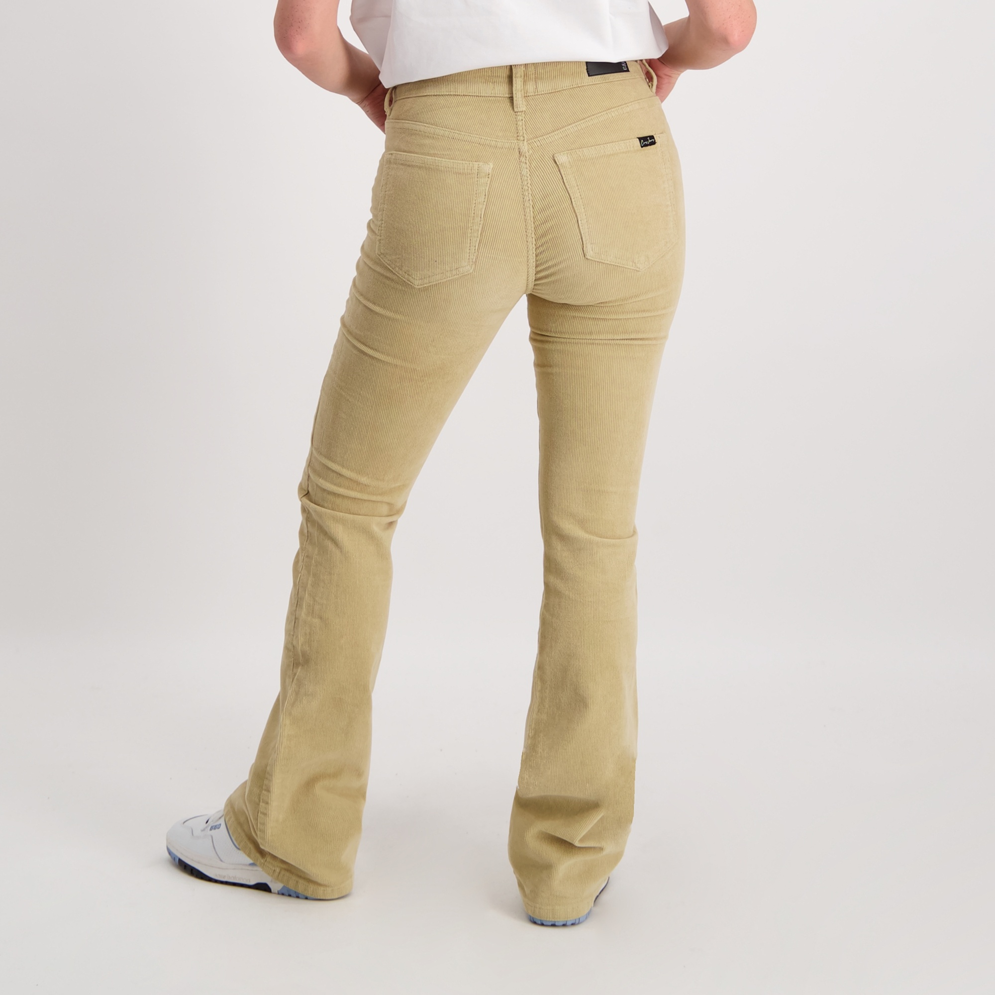 Desiree Flare Corduroy Khaki