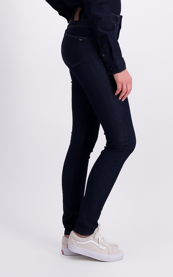 BELINDA High Rise Str. Blue Rinsed