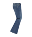 ECLIPSE Mid rise Dark Blue Stone Flare Jeans