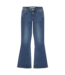 ECLIPSE Mid rise Dark Blue Stone Flare Jeans