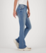 ECLIPSE Mid rise Mid Blue Stone Flare Jeans