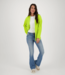 ECLIPSE Mid rise Mid Blue Stone Flare Jeans
