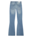 ECLIPSE Mid rise Mid Blue Stone Flare Jeans