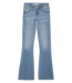ECLIPSE Mid rise Mid Blue Stone Flare Jeans