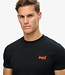 ESSENTIAL LOGO EMB TEE (Black Hazard Orange)