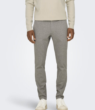 Only & Sons ONSMARK SLIM DITSY 020934 PANT NOOS CHINCHILLA