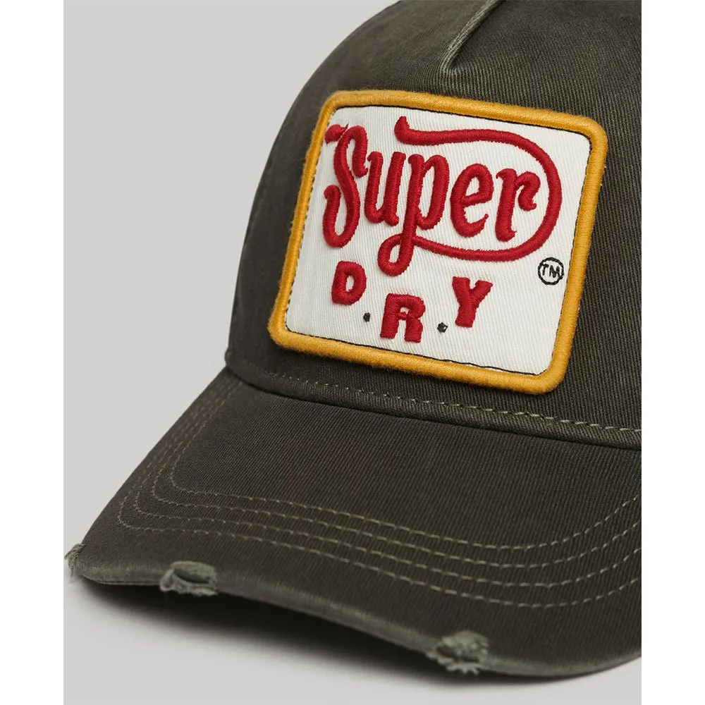 GRAPHIC TRUCKER CAP (BLACK)