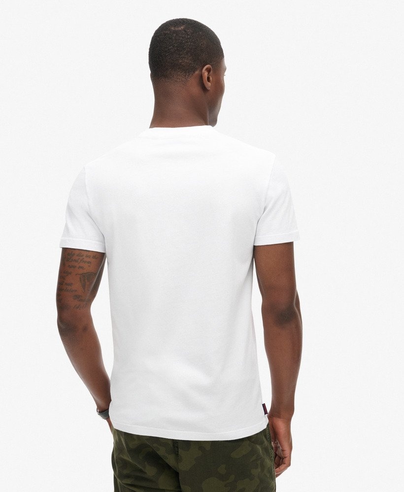 ESSENTIAL LOGO EMB TEE (Optic/Hazard Orange)