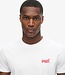 ESSENTIAL LOGO EMB TEE (Optic/Hazard Orange)